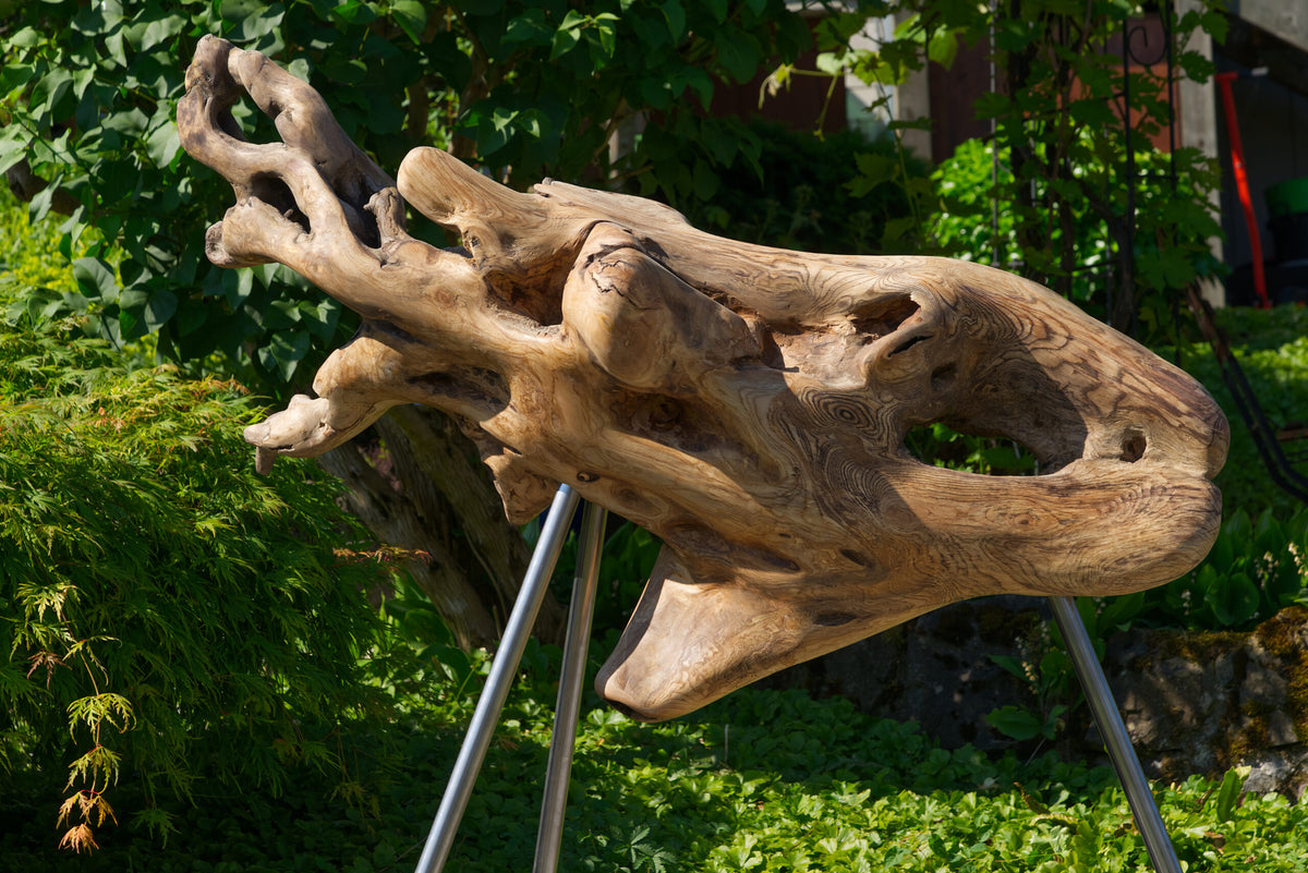 Skulptur Trojanisches Pferd - Fisch